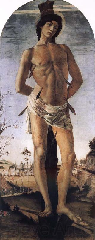 Sandro Botticelli San Sebastian Spain oil painting art